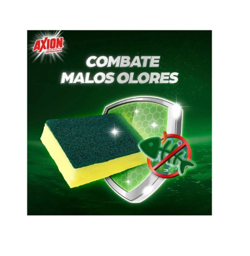 Lavatrastes Líquido Axion Limón 100% Efectivo Arrancagrasa 640ml