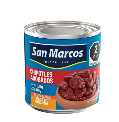 Chiles chipotles San Marcos adobados 100 g