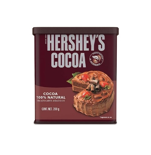 Cocoa en polvo Hershey's natural, 200 g