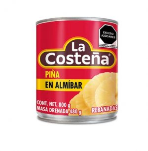 Piña en Almibar La Costeña Rebanadas 800g