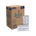 Kimberly-Clark Toalla Interdoblada para Manos Sanitas, Caja con 20 Fajillas de 100 Toallas, con Grabado, Professional