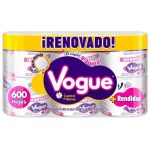 Higiénico Vogue 600 Hojas 6 pz