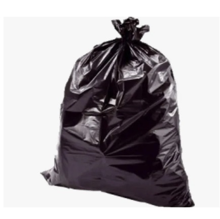 BULTO Bolsa De Basura Negra GRANDE 25KG 60x90CM