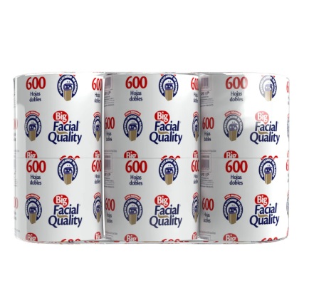 CAJA Papel H. Facial Quality 6 Rollos C8 Paquetes