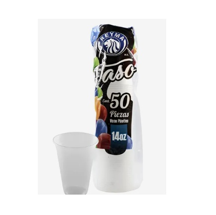 Vaso Plástico Mediano #14 337ml C50 PZAS