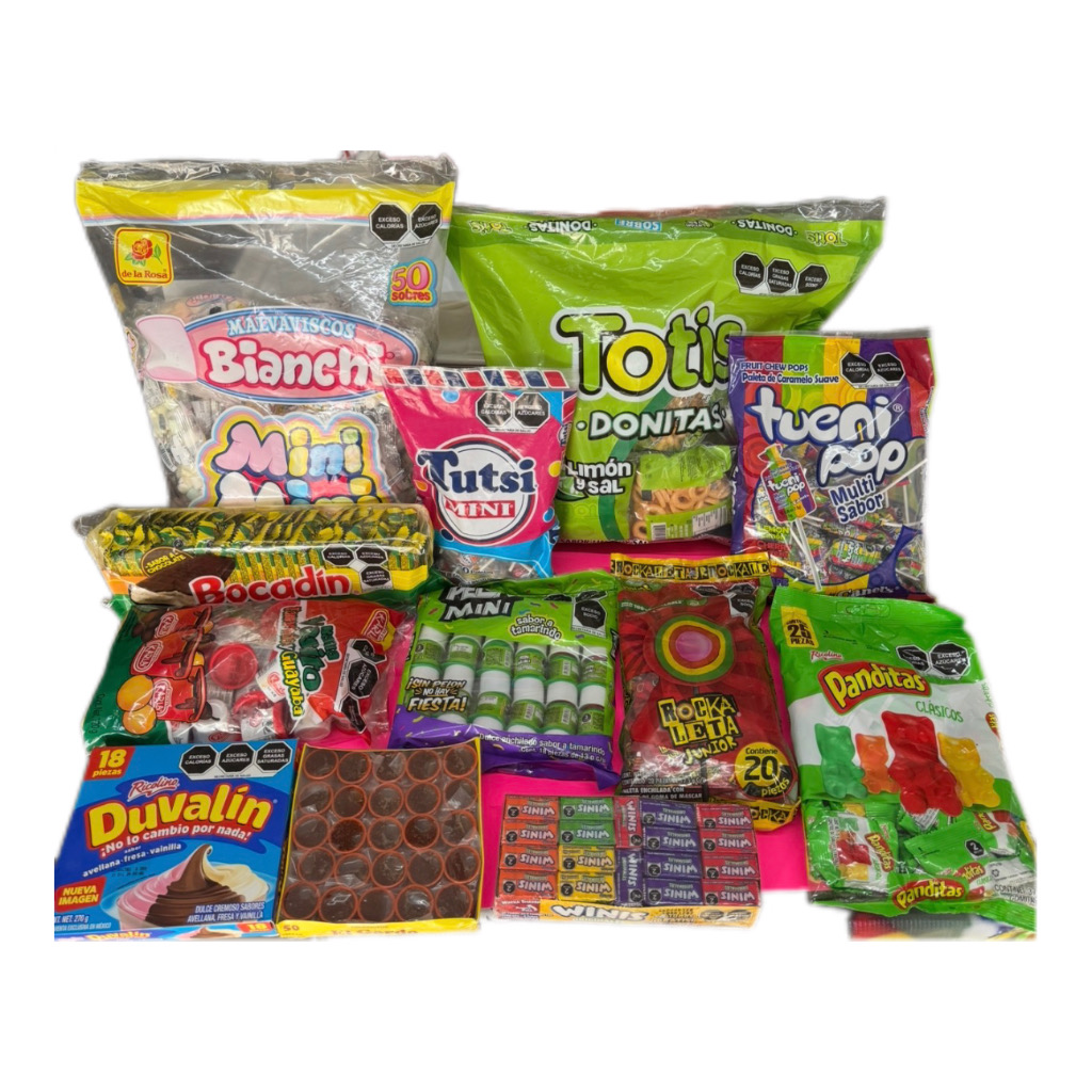 Paquete de dulces para 20 personas