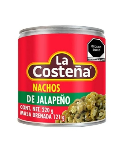 Nachos de jalapeño La Costeña en escabeche 220 g