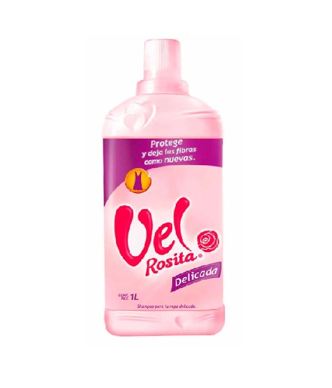 Detergente Líquido Vel Rosita Delicada 1L